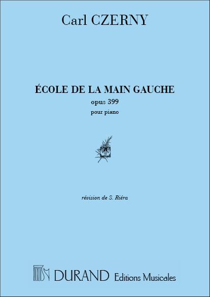 Ecole Main Gauche Op 399 Piano